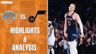 A Night Of Knicks CareerHighs In 8th Straight WIn  New York Knicks [upl. by Dorkas]