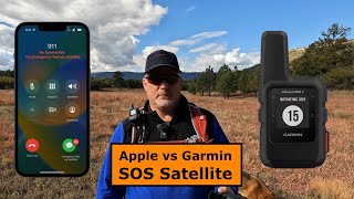 iPhone 14 SOS Satellite vs Garmin inReach Mini 2 [upl. by Cathyleen986]