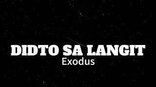 Didto Sa Langit  Minus One  Karaoke  Instrumental  Exodus [upl. by Unders]