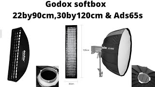 godox softbox modifiers 22 by 90cm 30 by 120cm bowens mount amp Ads65s godox mountml60ad300ad400 [upl. by Gabbert618]