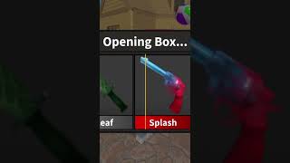 I UNBOXED SPLASH ON CAMERA👹👹👹👹 roblox robloxedit mm2 OMG [upl. by Josias]