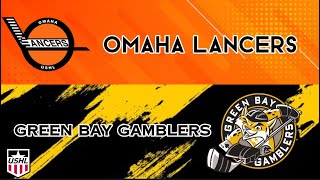 Omaha Lancers vs Green Bay Gamblers 39  USHL Highlights 2024 [upl. by Allecsirp408]