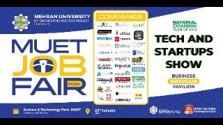 MUET Job Fair 2024  Business Showcase Pavilion  Part 3 [upl. by Whitver463]