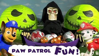 Paw Patrol Halloween Toys Fun [upl. by Yadsnil]