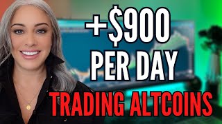 900Day Trading Altcoins with this Super Simple Strategy [upl. by Attelra]