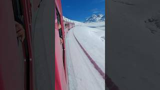 Bernina Express  St Moritz to Tirano shorts swiss switzerland berninaexpress stmoritz italy [upl. by Atteiluj]