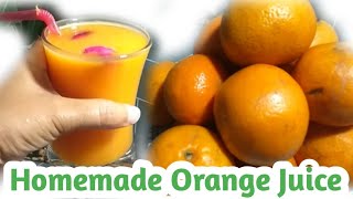 Orange Juice Using Blender [upl. by Yecrad]