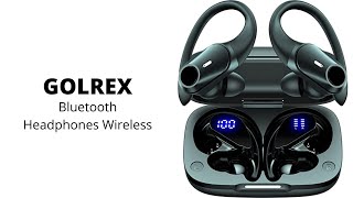 GOLREX Bluetooth Headphones Wireless Earbuds 36Hrs Playtime [upl. by February969]