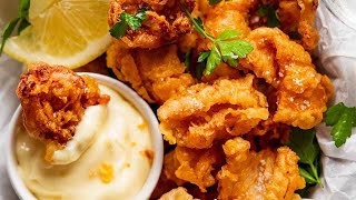 Ultra Crispy Salt amp Pepper Squid [upl. by Dumanian]