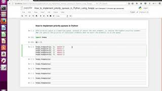 How to implement priority queue in Python [upl. by Natie794]