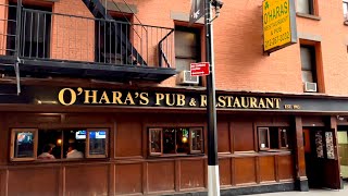 O’HARA’S IRISH PUB GROUND ZERO  Lower Manhattan NYC  Restaurant Review [upl. by Mazel]