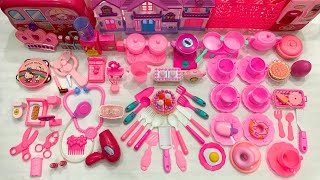 833 minutes Satisfying with Unboxing Pink Doll House Toys  Hello Kitty Kitchen Playset Reviewasmr [upl. by Schoenburg]