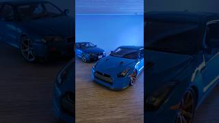 Evolution of the GTR R34 to R35 118 SCALE [upl. by Hairom482]