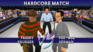 OCWF S0891 Freddy Krueger VS PeeWee Herman [upl. by Deer151]