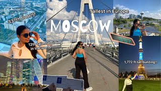 We went we went to the tallest free standing structure in Europe Indians in MoscowRussia [upl. by Skippy]