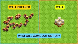 Every Level Wall VS Wall Breaker  Clash Of Clans [upl. by Akemak694]