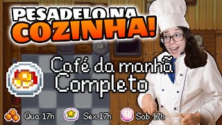 🥞 Cozinhando Receitas de Stardew Valley  Café da Manhã Completo  Pesadelo na Cozinha 01 [upl. by Tisman]