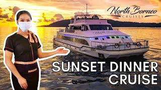 Kota Kinabalus Premier Sunset Dinner Cruise North Borneo Cruises Open Now [upl. by Lefty]