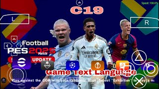 eFootball PES 2025 PPSSPP New Update All Kits 2425 Season amp New Transfers Best HD Graphics JR 21 [upl. by Yruoc]