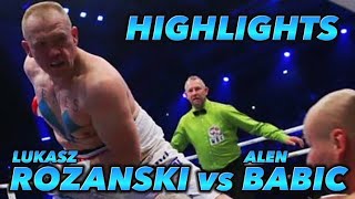 LUKASZ ROZANSKI VS ALEN BABIC HIGHLIGHTS  BOXING [upl. by Oballa]