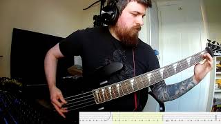 Straws Pulled at Random Bass Cover with onscreen tabs [upl. by Malloch691]