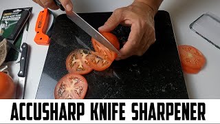 Accusharp Knife Sharpener Review [upl. by Yhtorod]