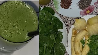 GREEN IMMUNE BOOSTER SPINACHPASLEY SMOOTHIE [upl. by Namron]