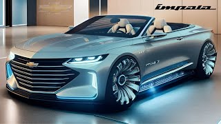 NEW 2025 Chevy Impala Convertible Official Reveal  Interior and Exterior FIRST LOOK [upl. by Ihsakat]