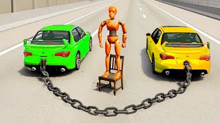 Satisfying Car Crash Game HIGH SPEED JUMPS 15 BeamNG Drive [upl. by Ziladnerb638]