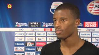 Wijnaldum over Bakkali en titelkansen na PSV  NEC [upl. by Moody]