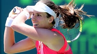 2017 MIami Open Quarterfinals  Johanna Konta vs Simona Halep  WTA Highlights [upl. by Wack]