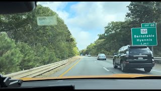 Driving to Provincetown MA from NYC on a road trip by car [upl. by Gnud262]