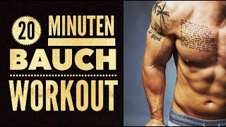 20 Minuten Bauch Training für zuhause zum Mitmachen  Eigenes Körpergewicht für den Sixpack [upl. by Assetal]