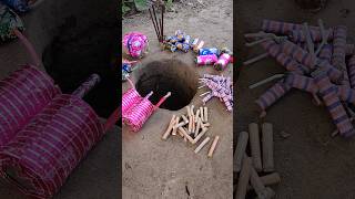 Different Types of Diwali Crackers Testing In Hole  पानी पानी Sound  महाबली बम  KIT KAT  Bullet [upl. by Laureen]