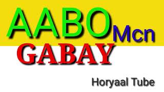 Gabay Aabo Mcn  Abwaan camaari  horyaal tube [upl. by Anema]