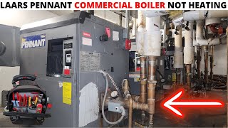 HVAC Service Call LAARS PENNANT Commercial Boiler Not Heating Boiler Not Firing Up Not Igniting [upl. by Lindholm]