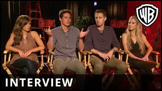 The Gallows  Cast Interview  Official Warner Bros UK [upl. by Scholz]