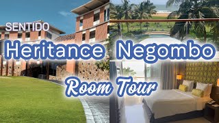 තරු 5 හේ Hotel එකක Room Tour එකක් යමුද 😍😍 Sentido Heritance Negombo [upl. by Aihsena]