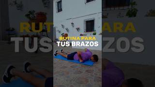 BRAZOS EN CASA 💪 abdominales brazosfuertes rutinaencasa ejercicios shorts [upl. by Aimahs]