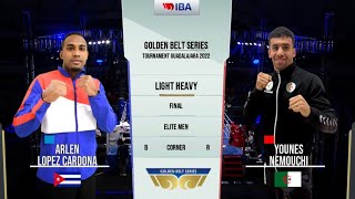 Arlen López CUB vs Younes Nemouchi ALG Golden Belt Tournament 2022 Final 80kg [upl. by Karyl]