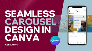 How to Create a Seamless INSTAGRAM CAROUSEL with Canva [upl. by Adlev]