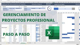 D8  Dashboard para GERENCIAMIENTO de PROYECTOS  PASO a PASO y Archivo DESCARGABLE [upl. by Mcintosh159]