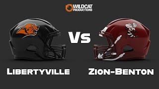 101024 Football  Libertyville vs ZionBenton [upl. by Araic]