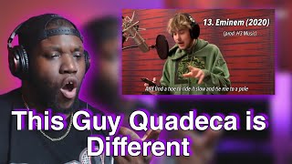 Quadeca  15 Styles of Rapping ft Drake Pop Smoke NF Roddy Ricch Lil Uzi  Reaction [upl. by Odraboel]