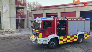 SALIDA DEL PARQUE DE BOMBEROS DE LEGANÉS [upl. by Keare835]