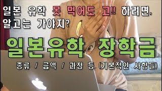 일본 유학 장학금 종류  금액  신청과정 등 전반적인 내용들 대학원생 중심이지만 대학생도 비슷해요 [upl. by Ronym]