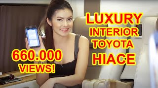 TOYOTA HIACE COMMUTER LUXURY INTERIOR UPGRADE COMPILATION All New Toyota Hiace Commuter [upl. by Searcy]