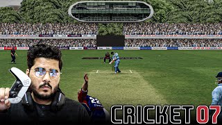 Nostalgia EA Cricket 07 Gameplay in 2024 With PS5 Controller  Still the best game [upl. by Eladnar784]