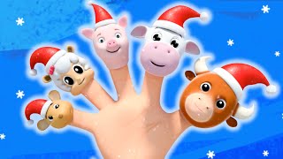 Santa Claus Finger Family Christmas Rhyme for Children [upl. by Eneleahcim]