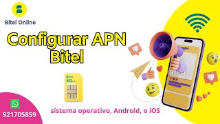 Configurar el APN Bitel [upl. by Anitnuahs]